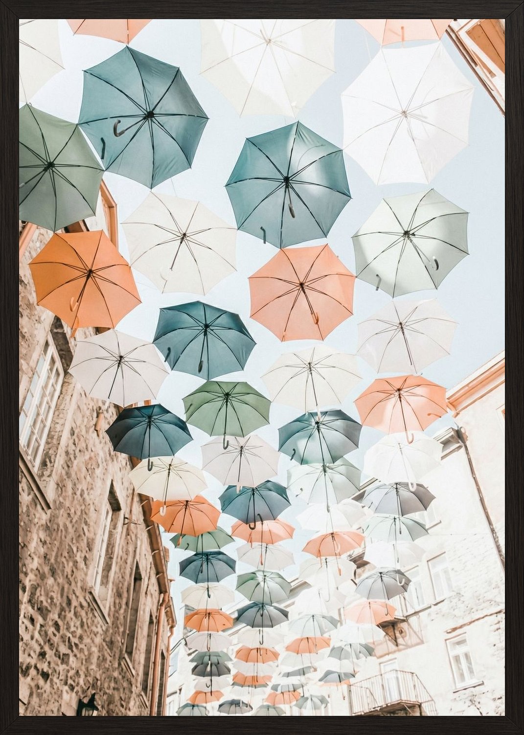 Poster in black frame