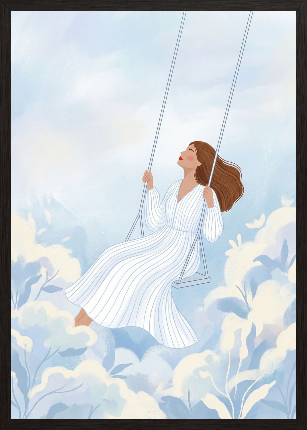 Poster in black frame