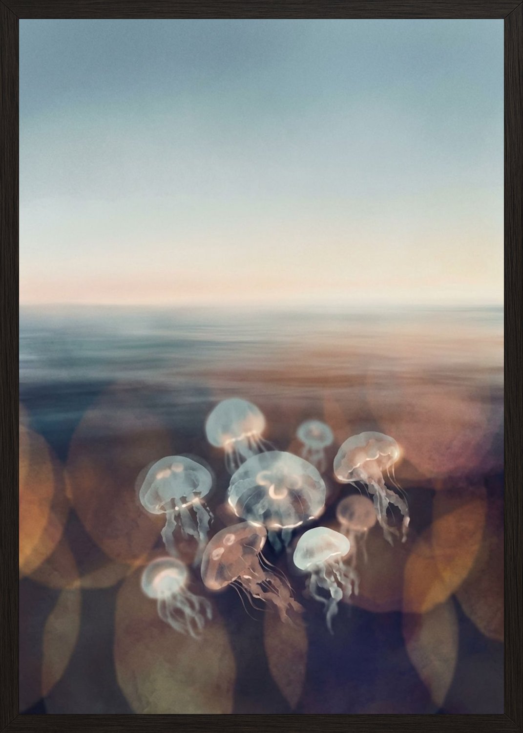 Poster in black frame