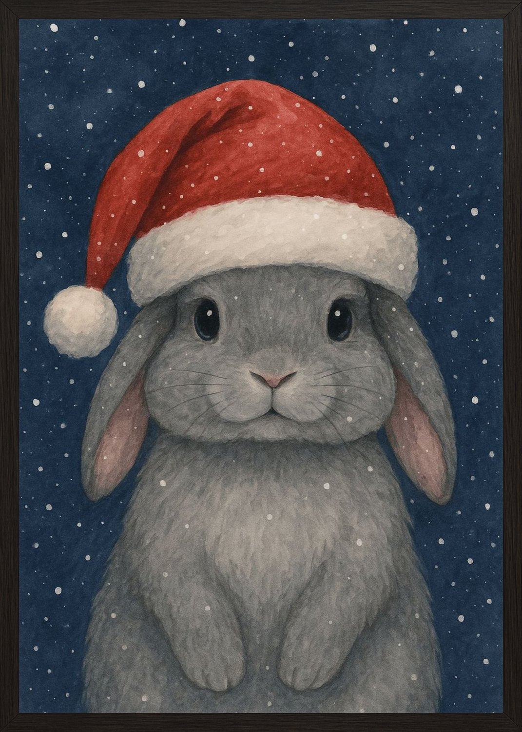 Poster in black frame