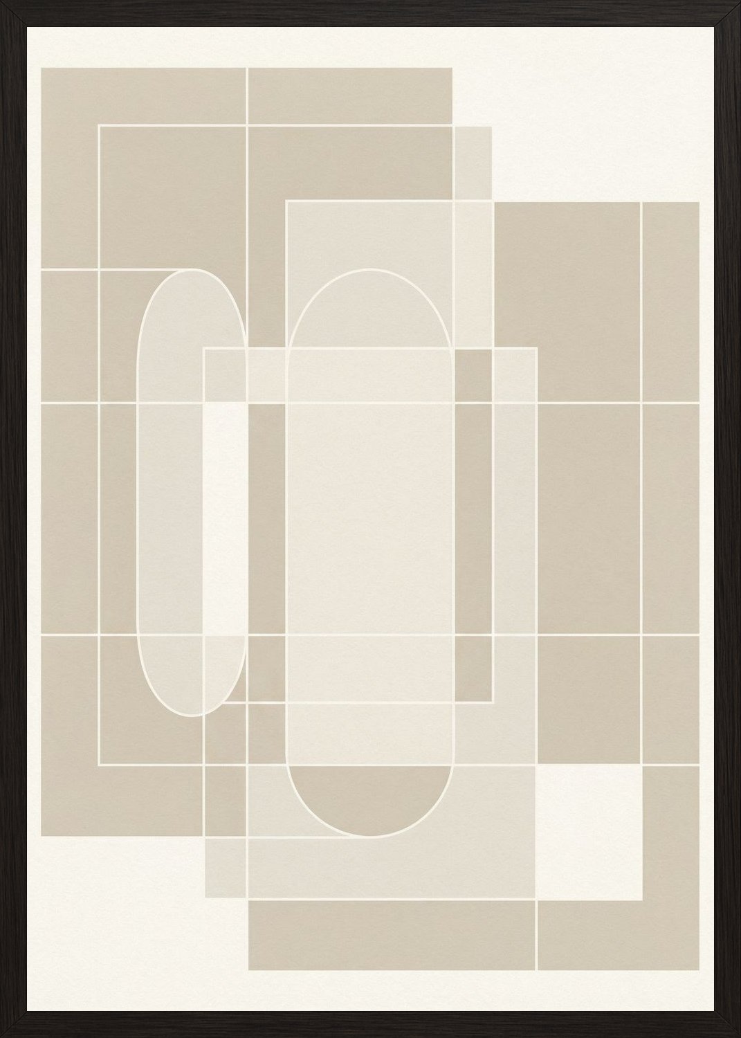 Poster in black frame