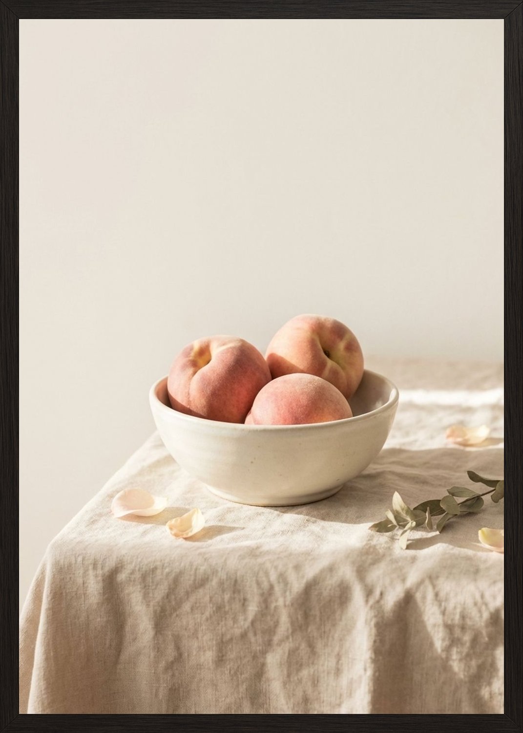 Poster in black frame