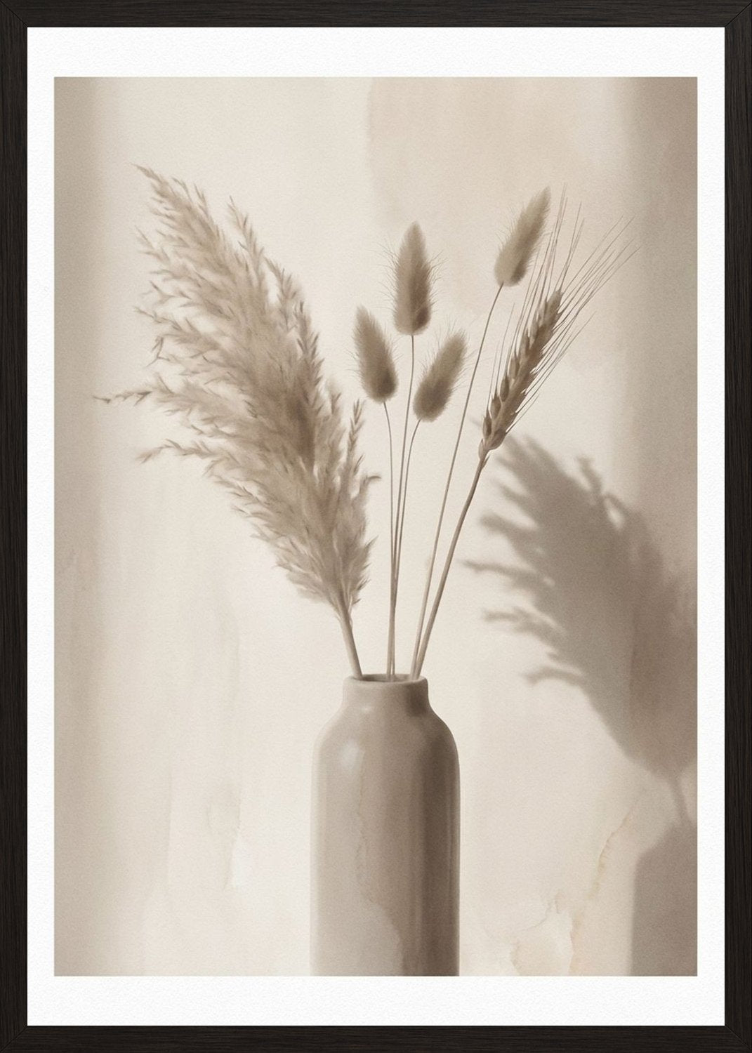 Poster in black frame