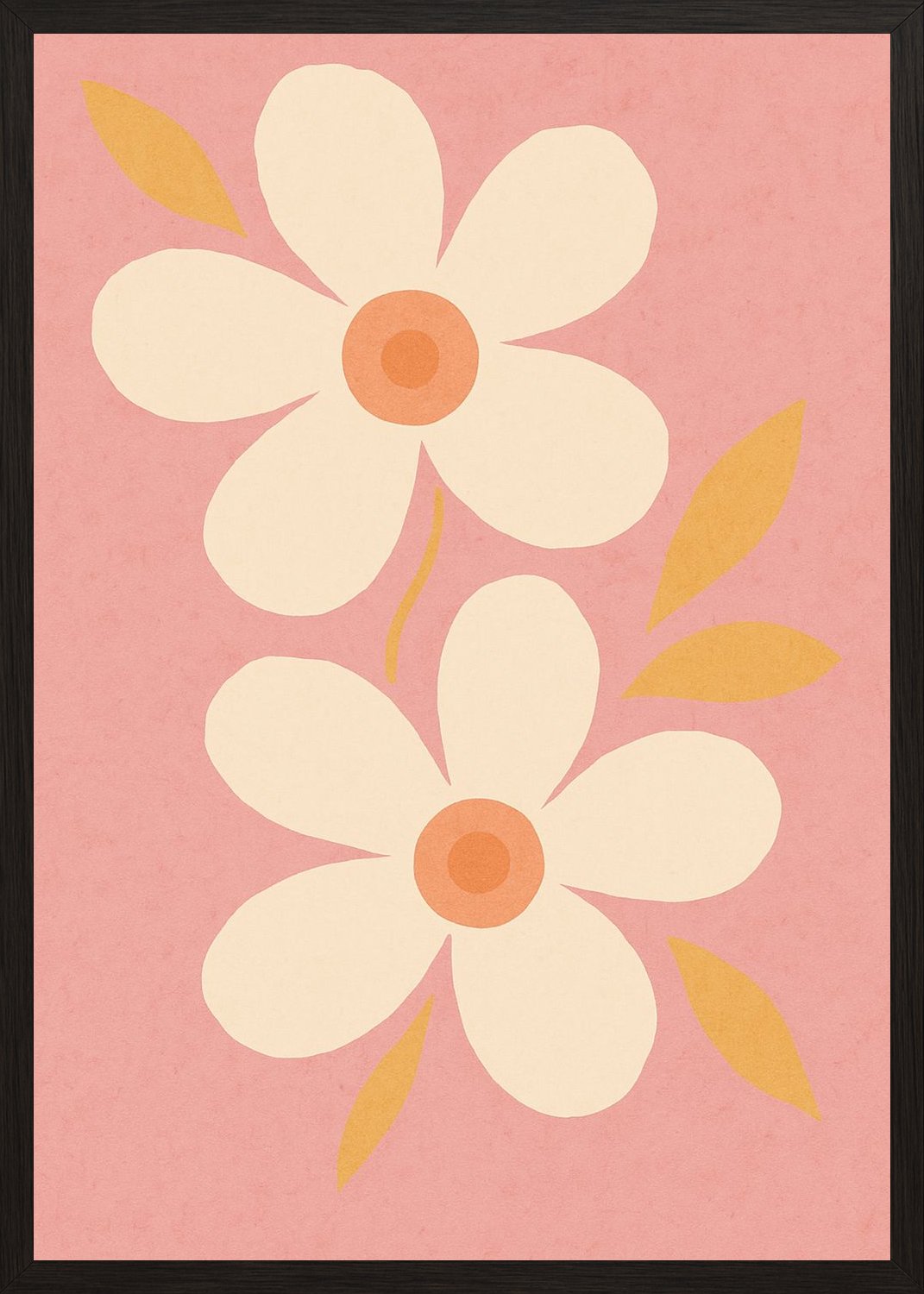 Poster in black frame