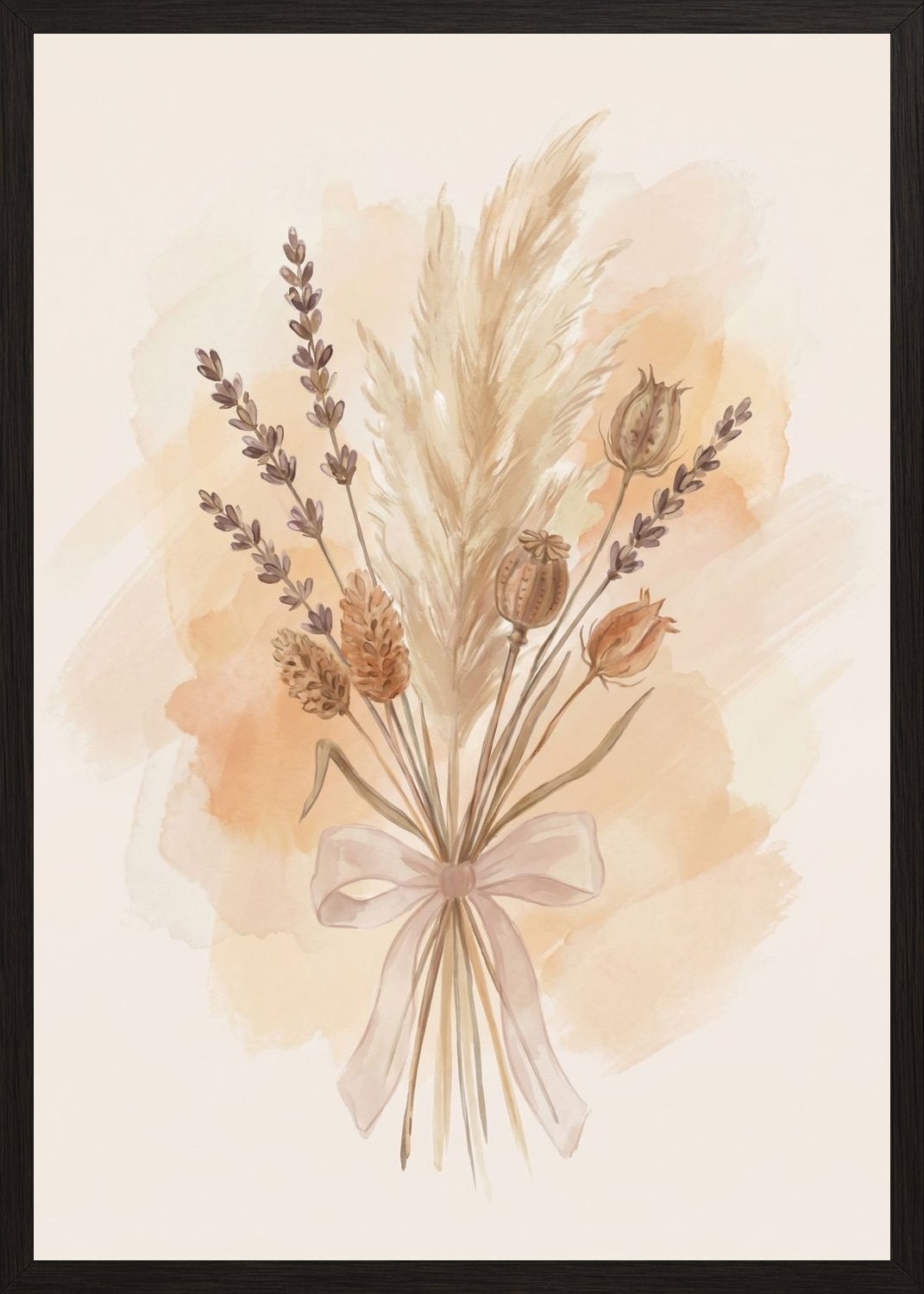 Poster in oak frame