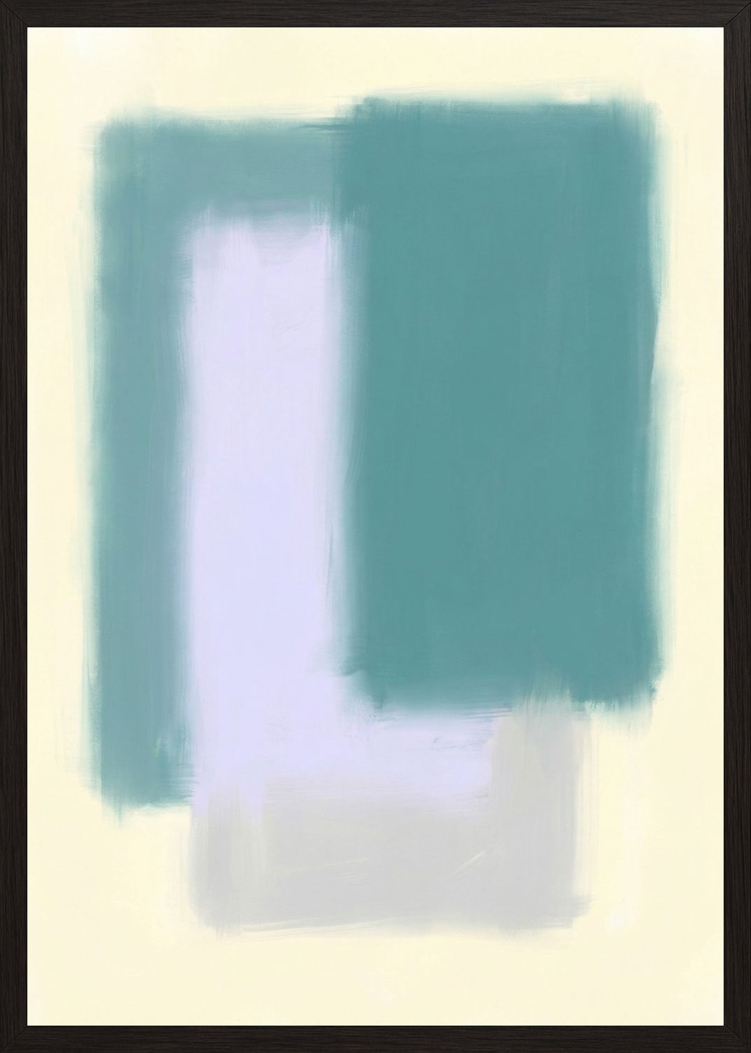 Poster in oak frame