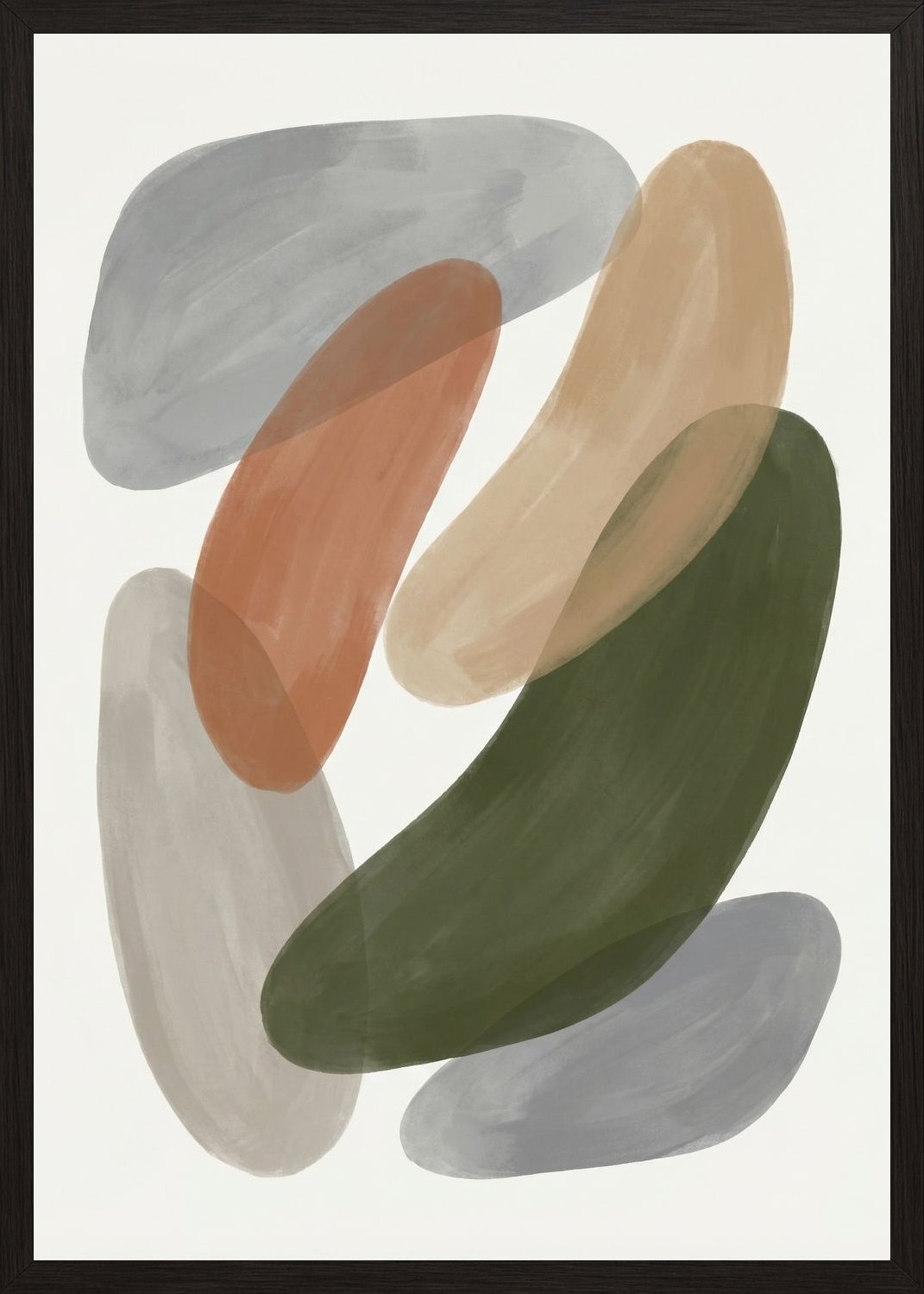 Poster in black frame