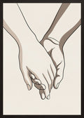 Poster in black frame
