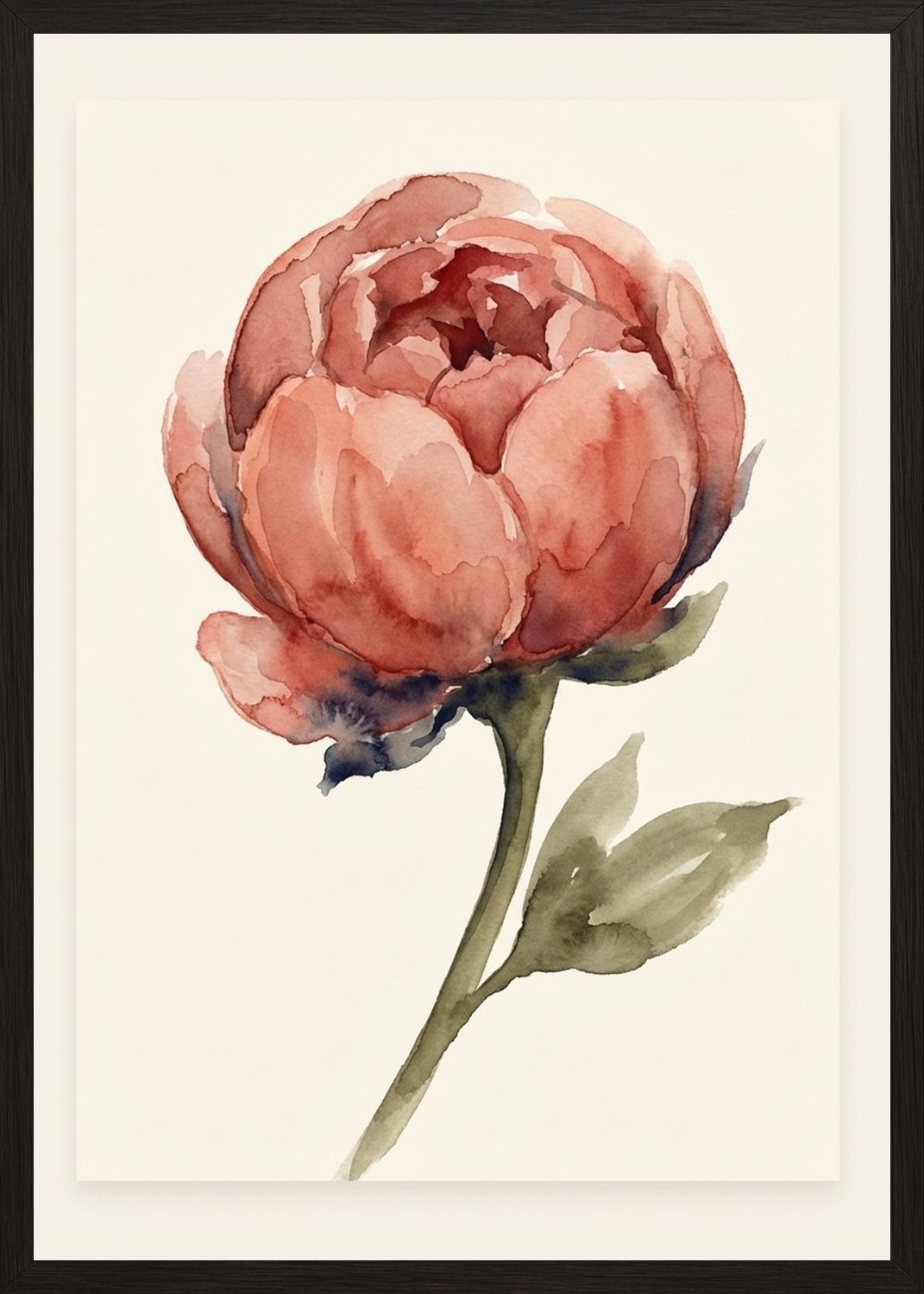 Poster in black frame