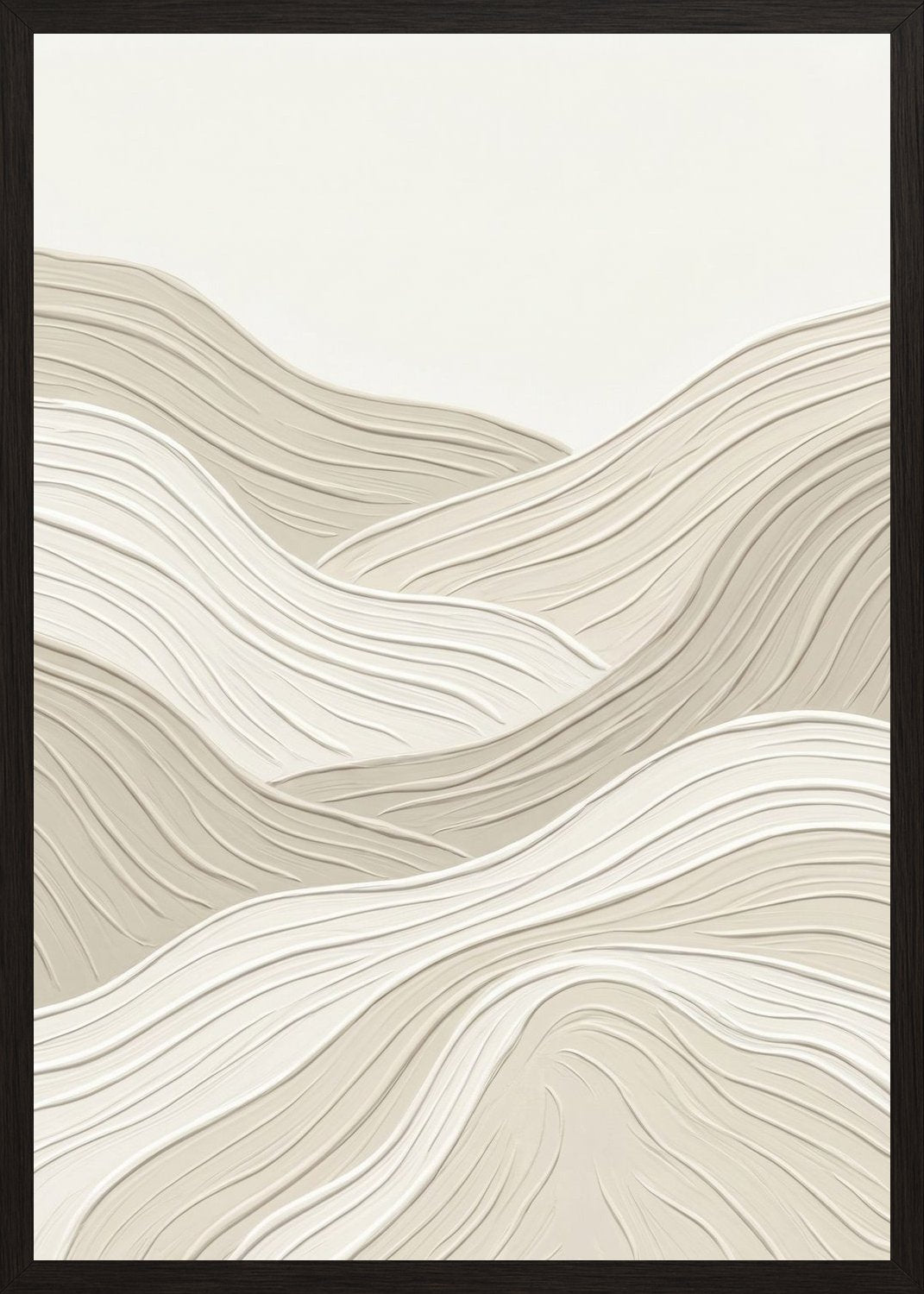 Poster in black frame