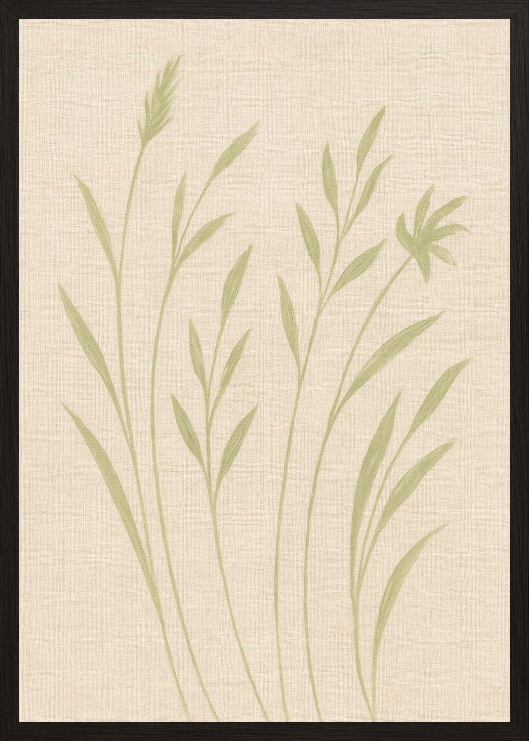 Poster in black frame