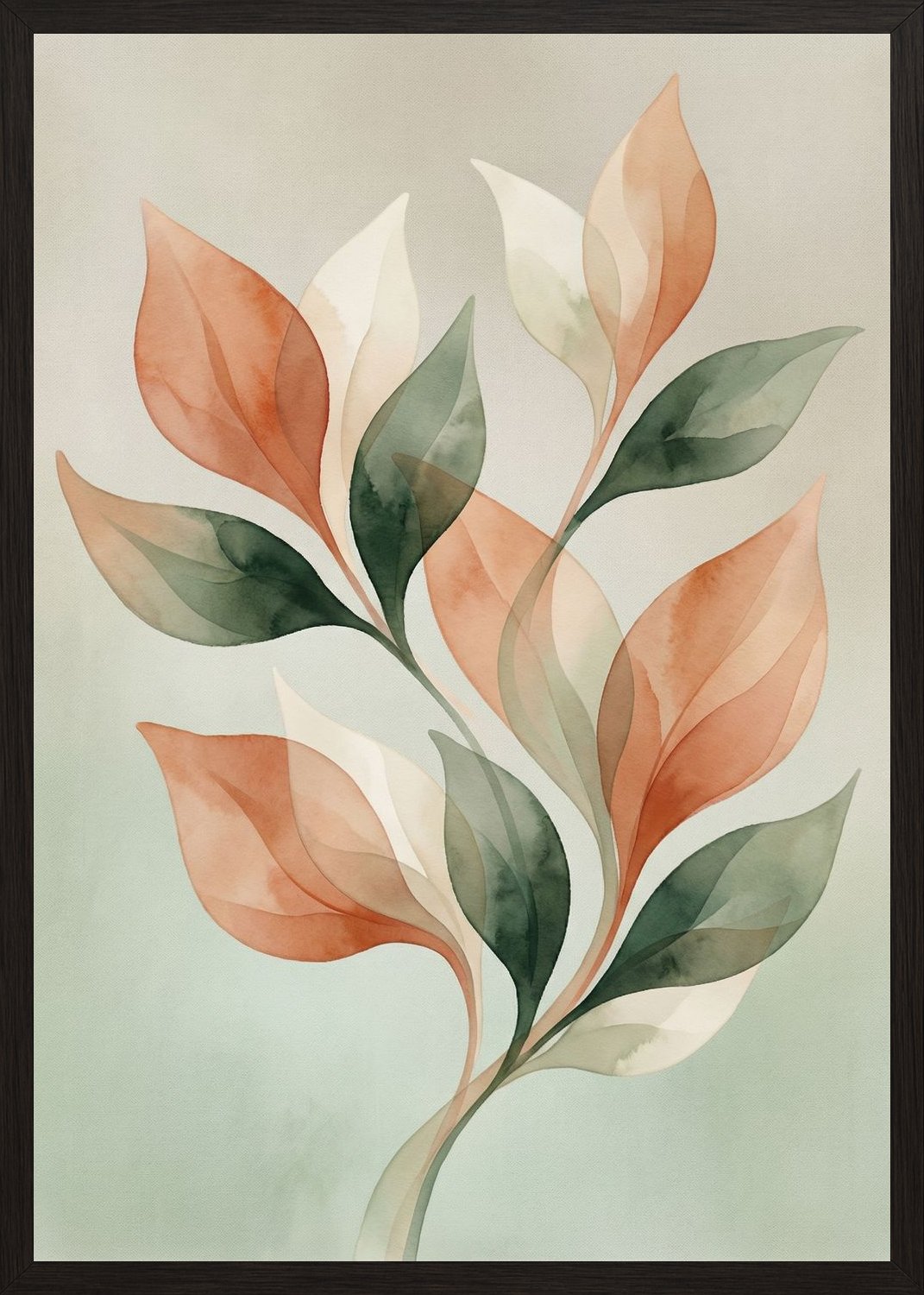 Poster in black frame