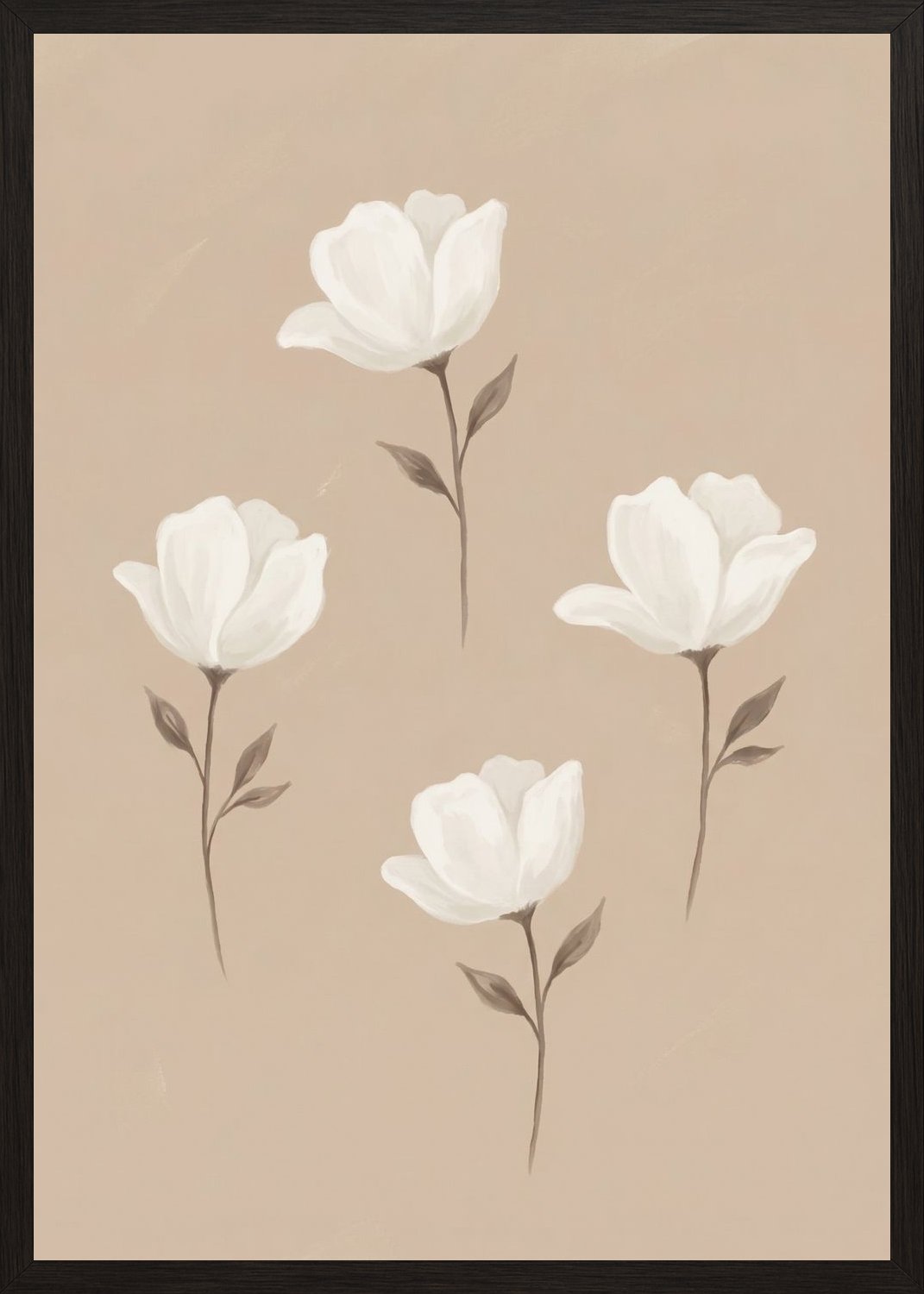 Poster in oak frame