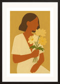 Poster in black frame