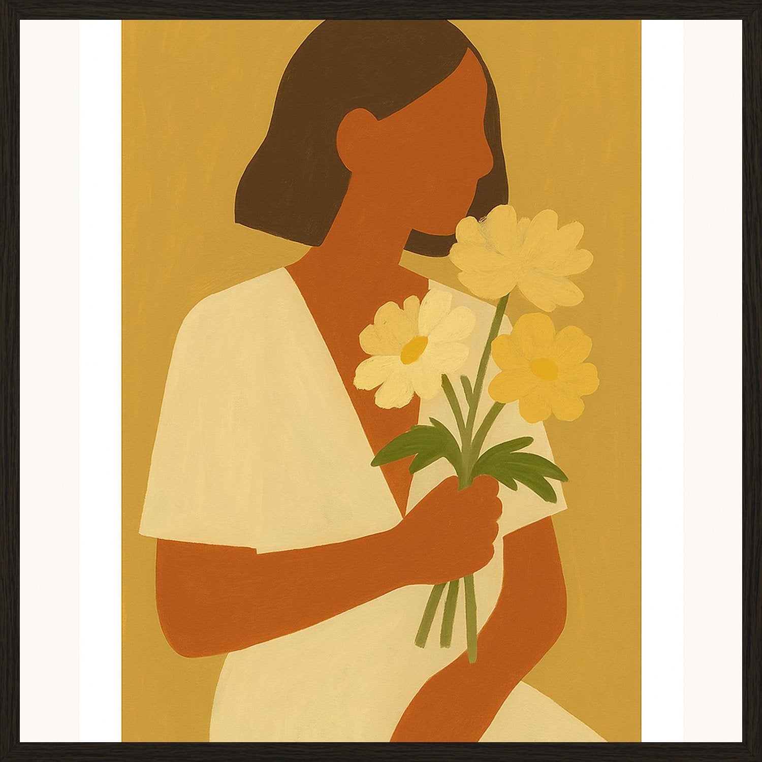Poster in black frame