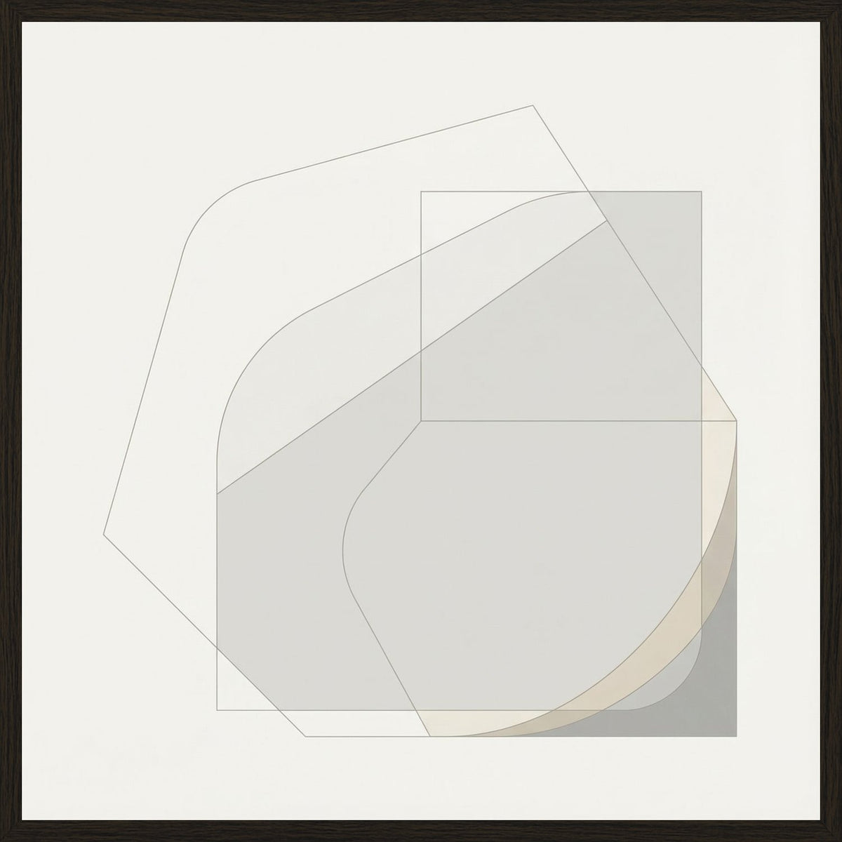 Poster in black frame