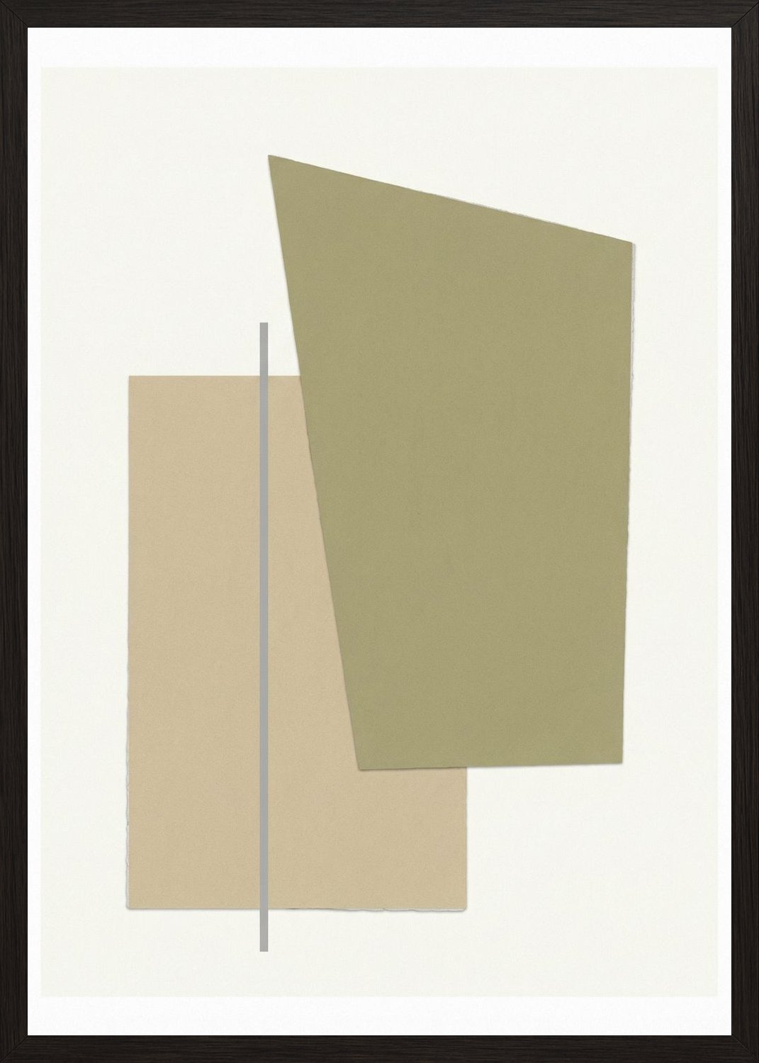 Poster in black frame