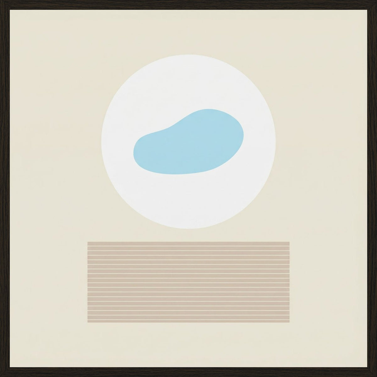 Poster in black frame