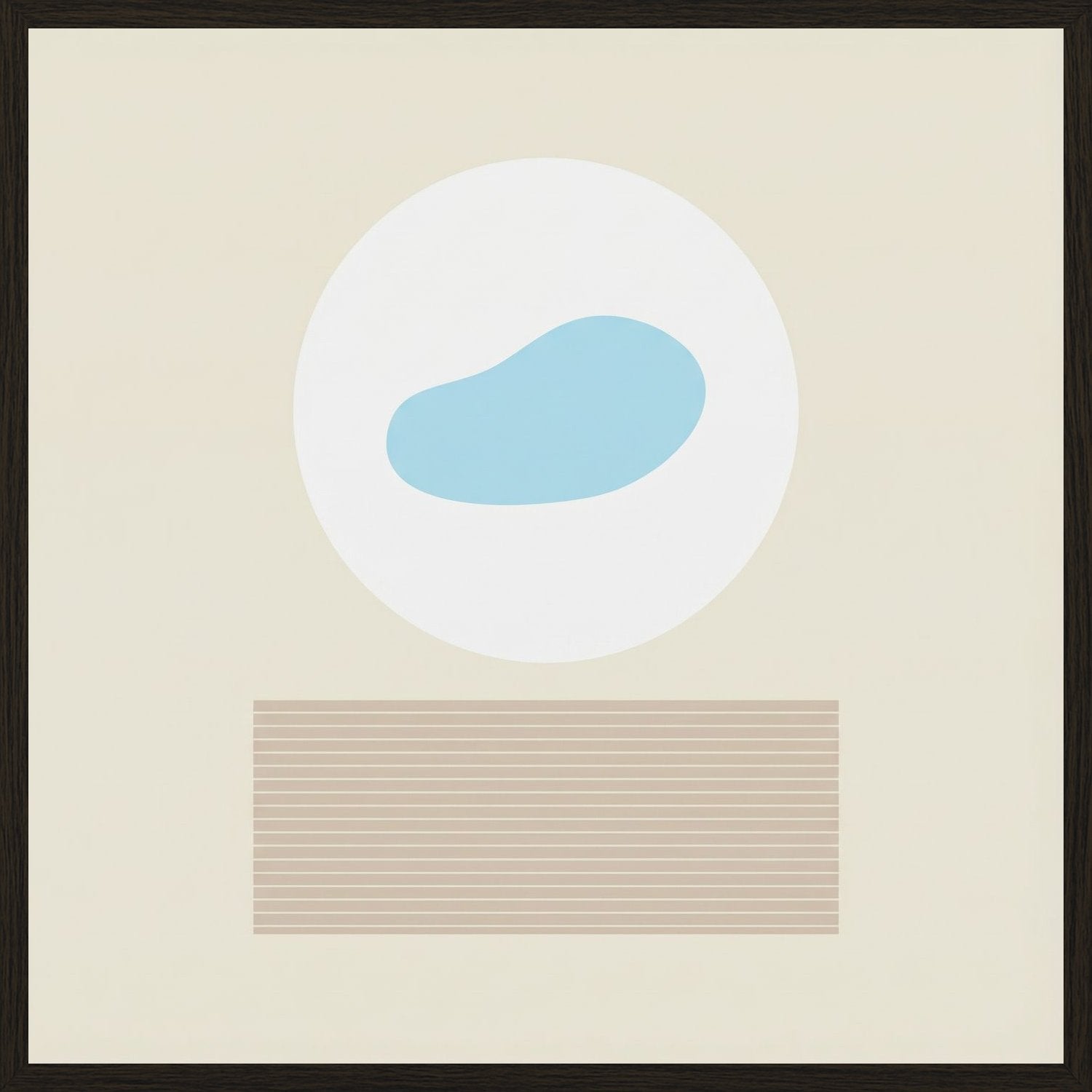 Poster in black frame