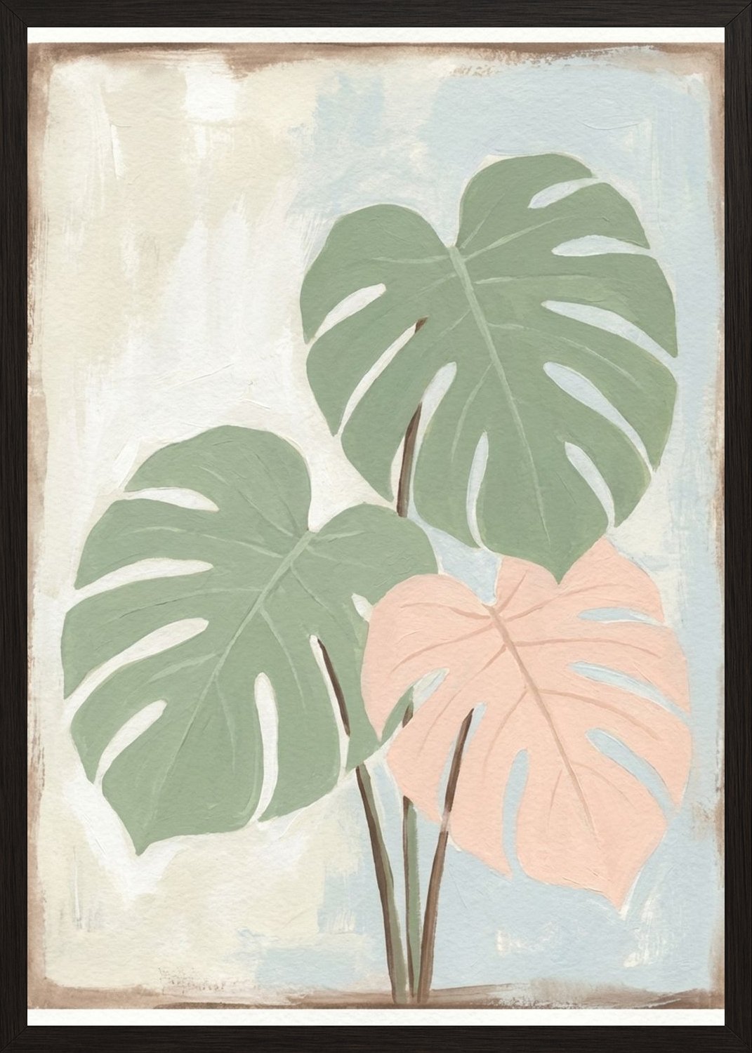 Poster in black frame