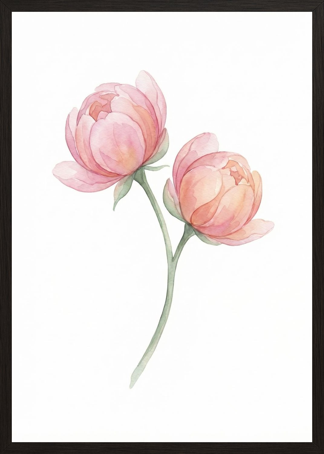 Poster in black frame