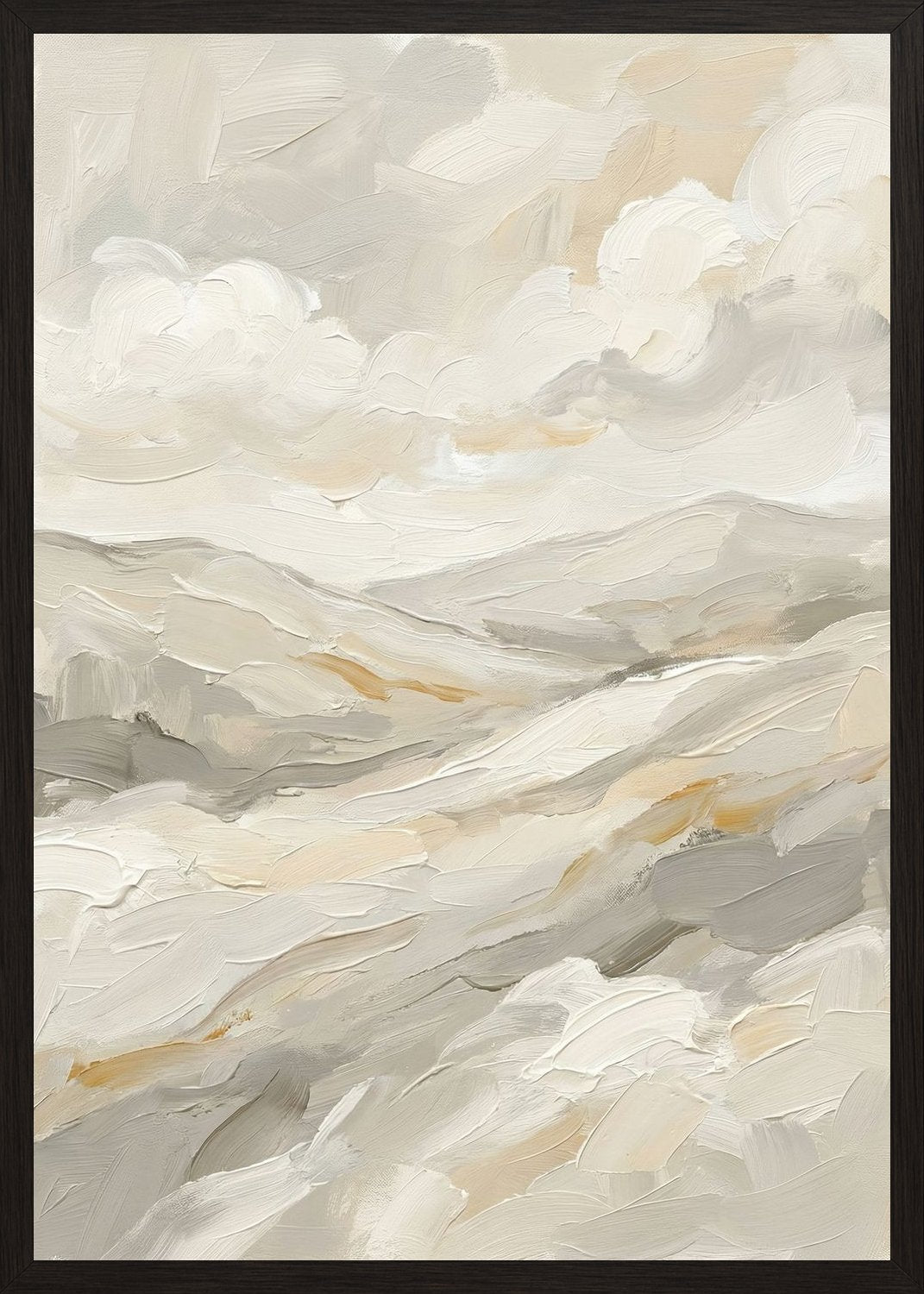 Poster in black frame