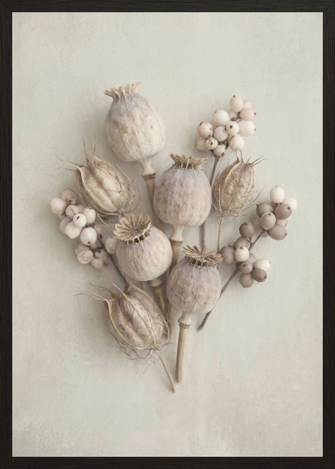 Poster in black frame