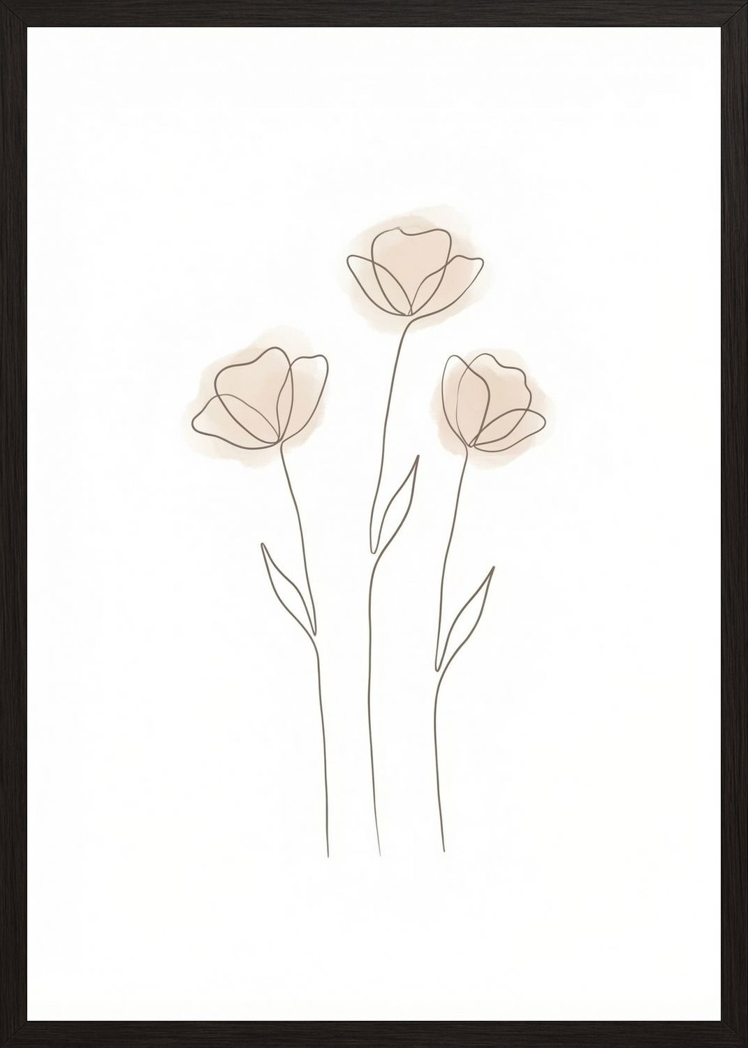 Poster in oak frame