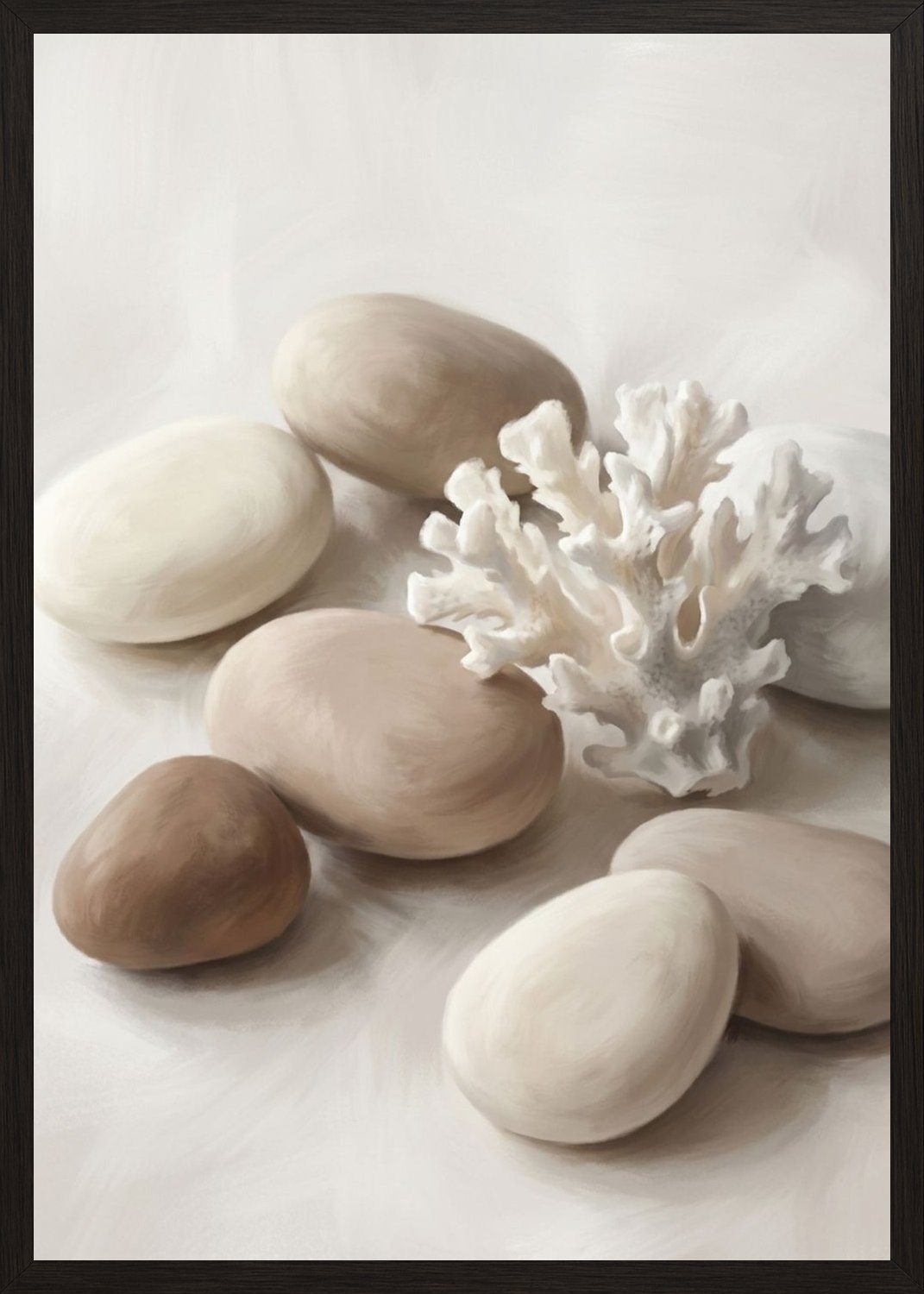 Poster in black frame