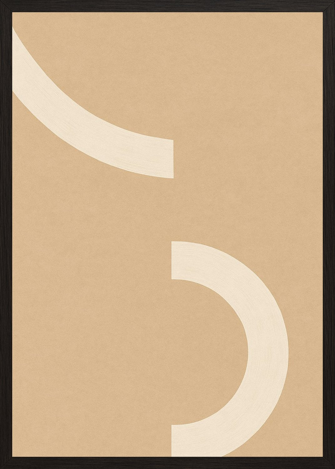 Poster in black frame