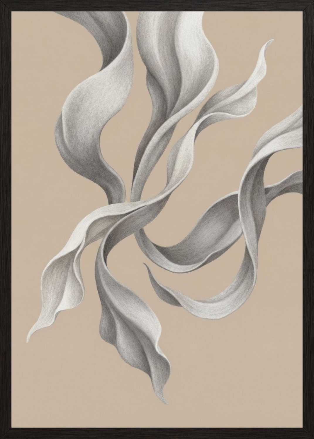 Poster in black frame