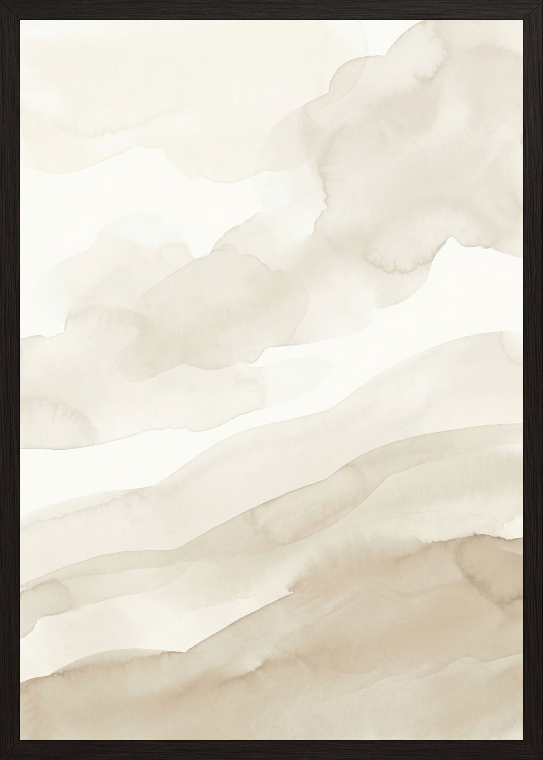 Poster in oak frame
