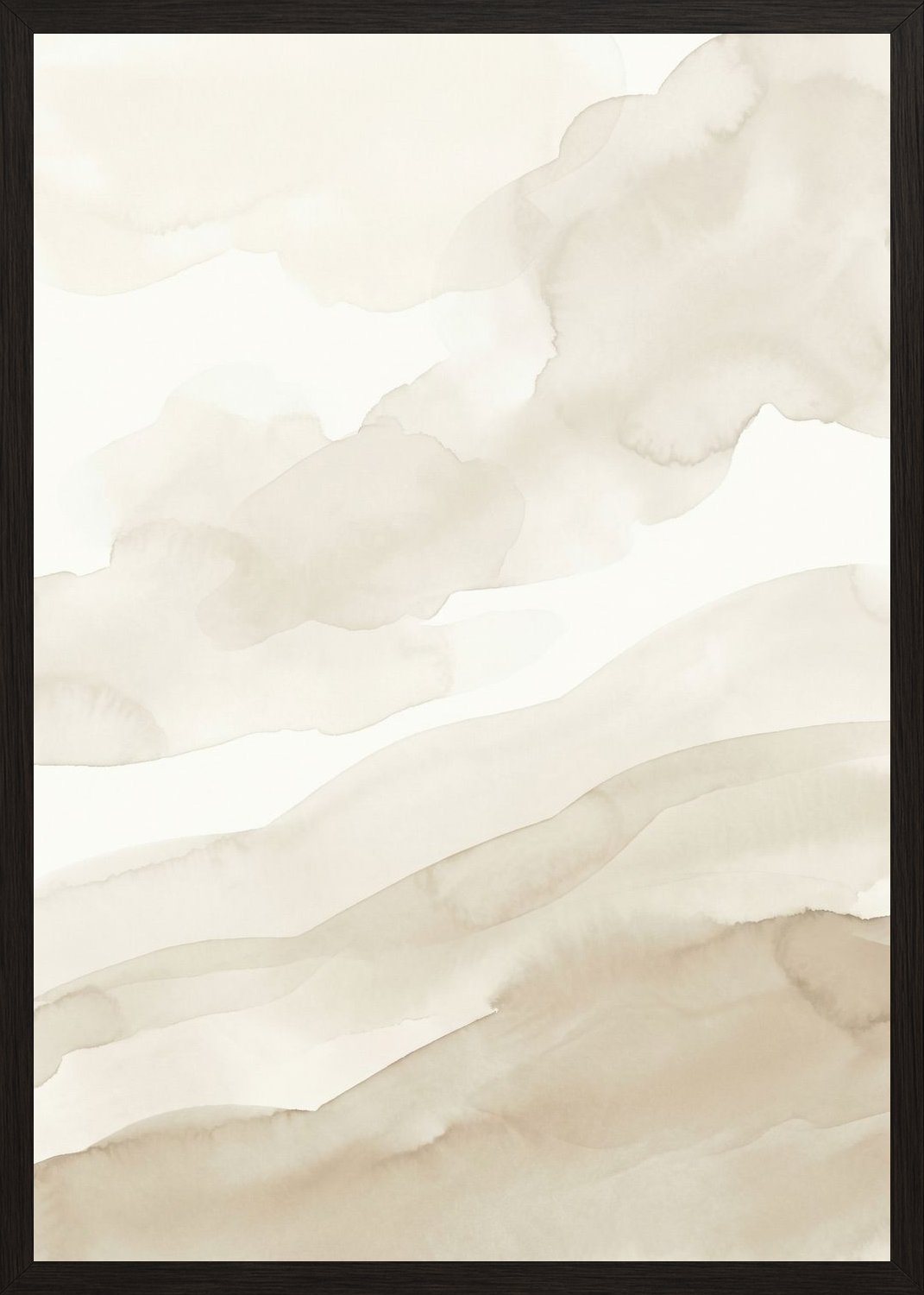 Poster in black frame