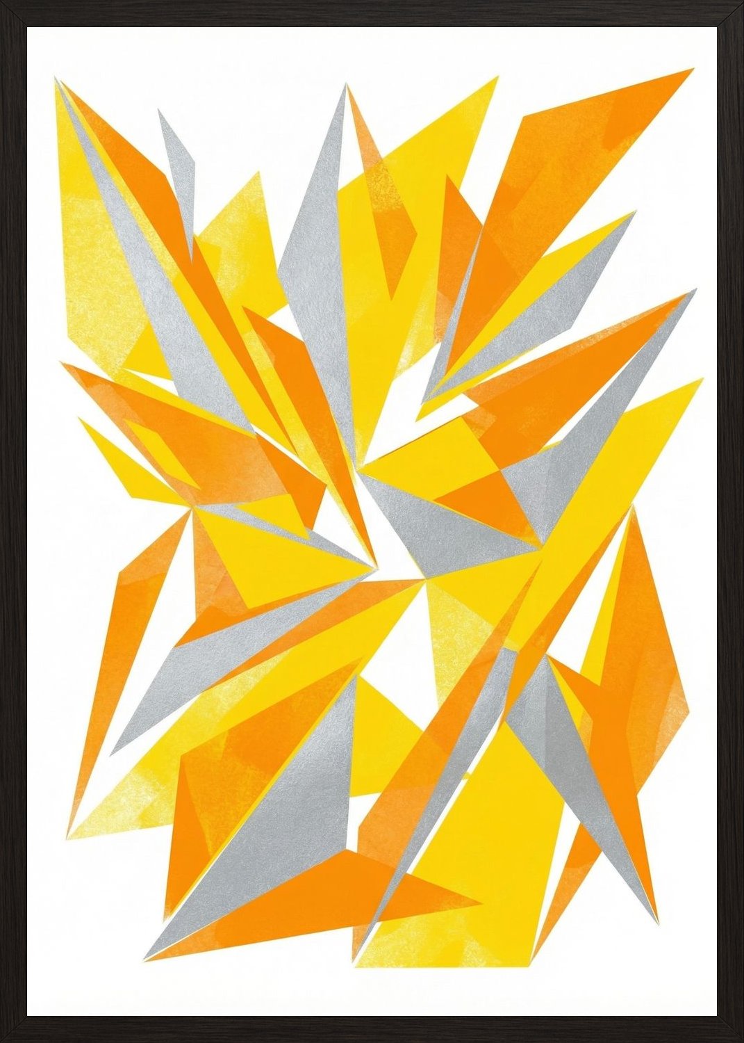 Poster in oak frame