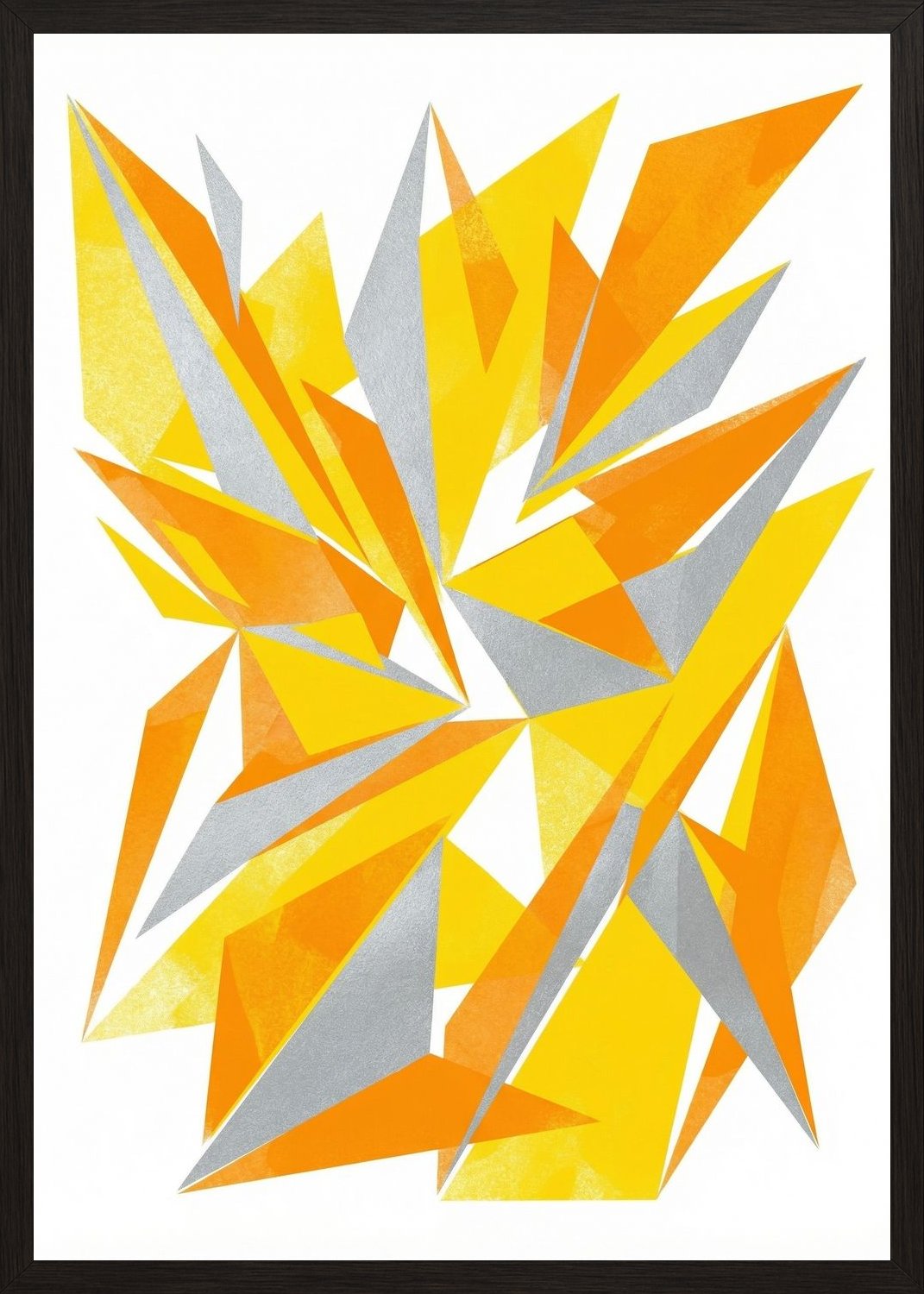 Poster in black frame