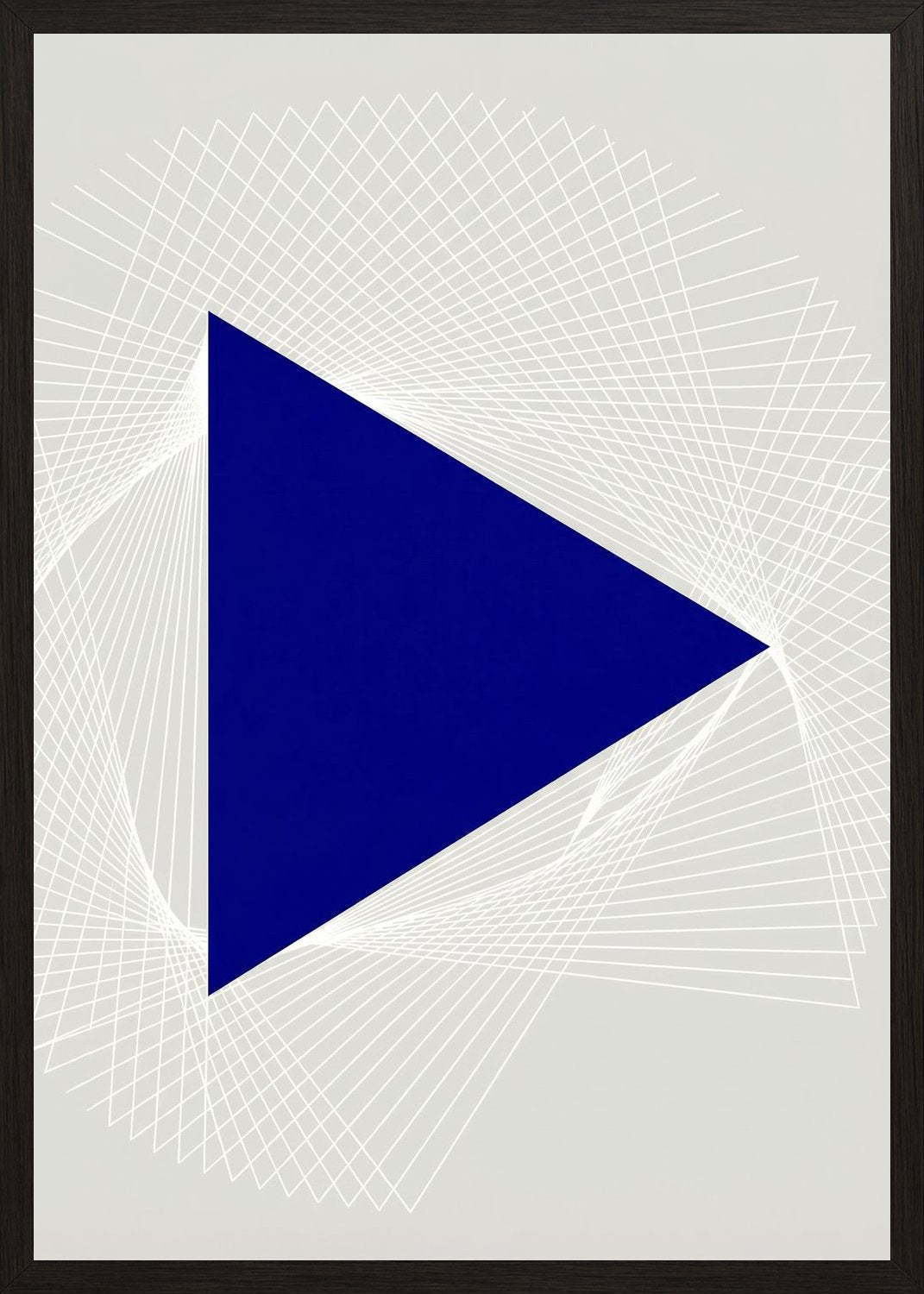 Poster in black frame