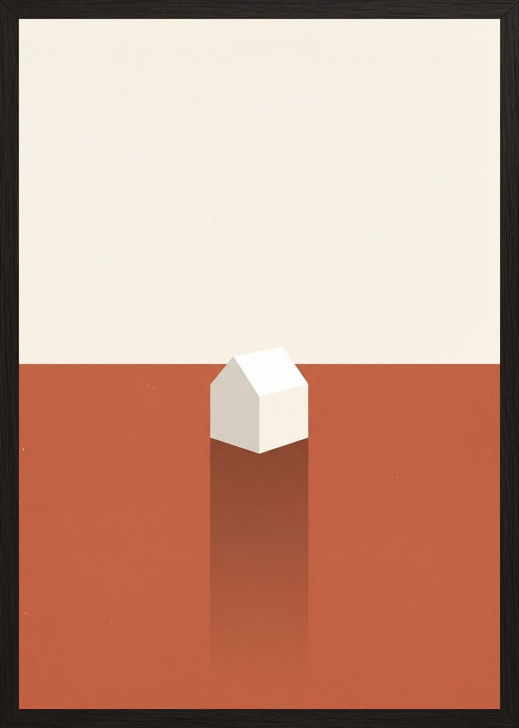 Poster in black frame