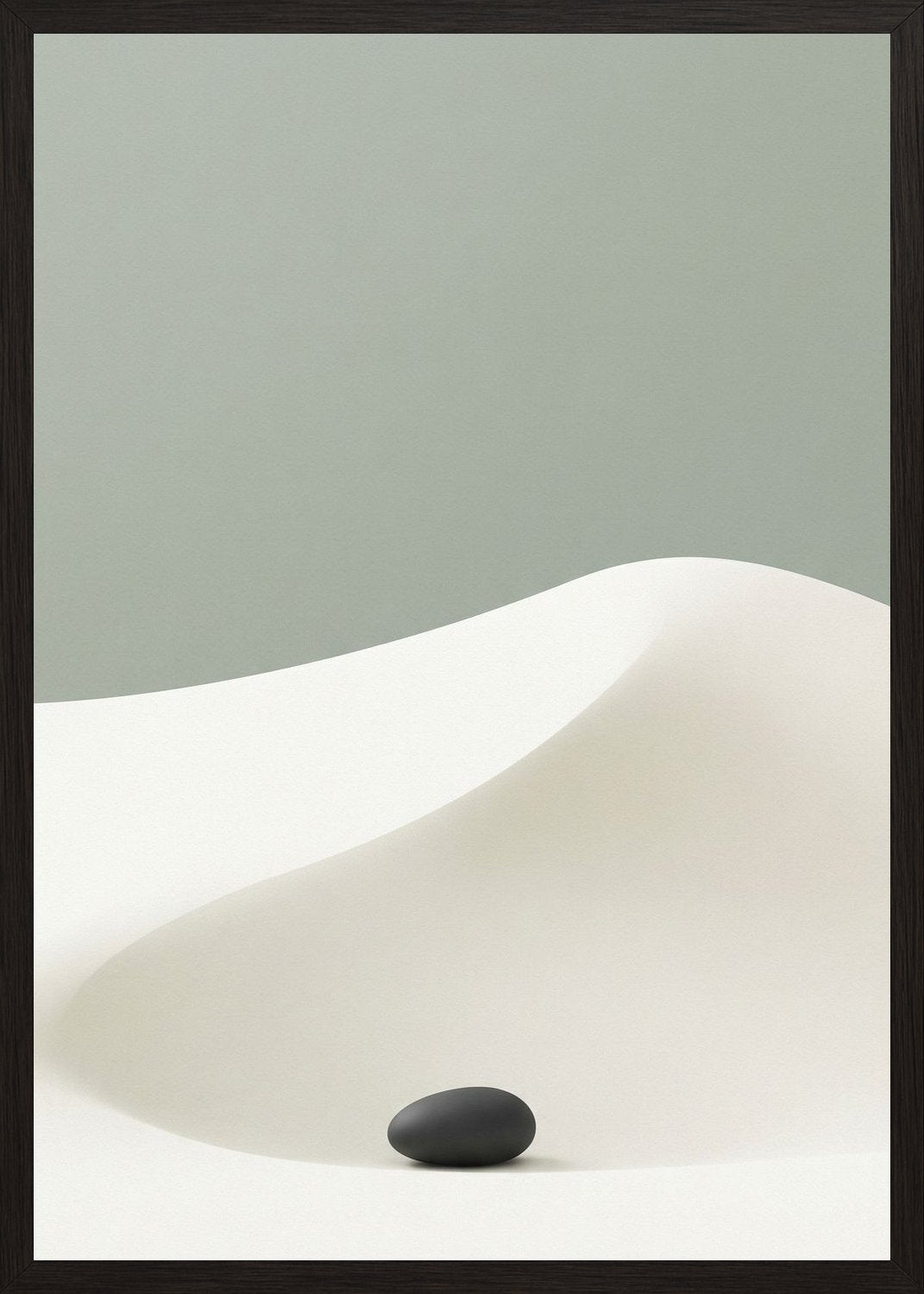 Poster in black frame