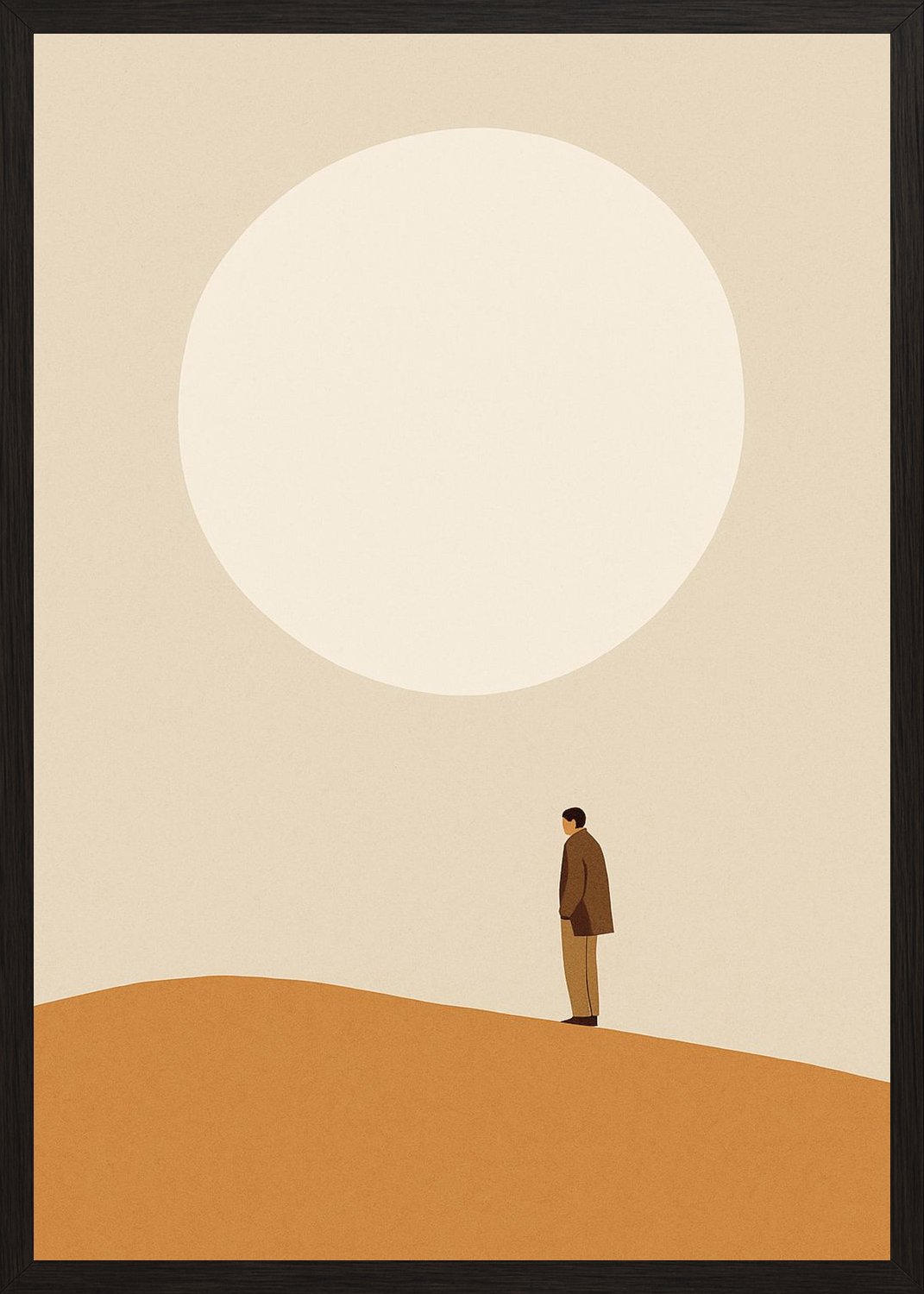 Poster in black frame