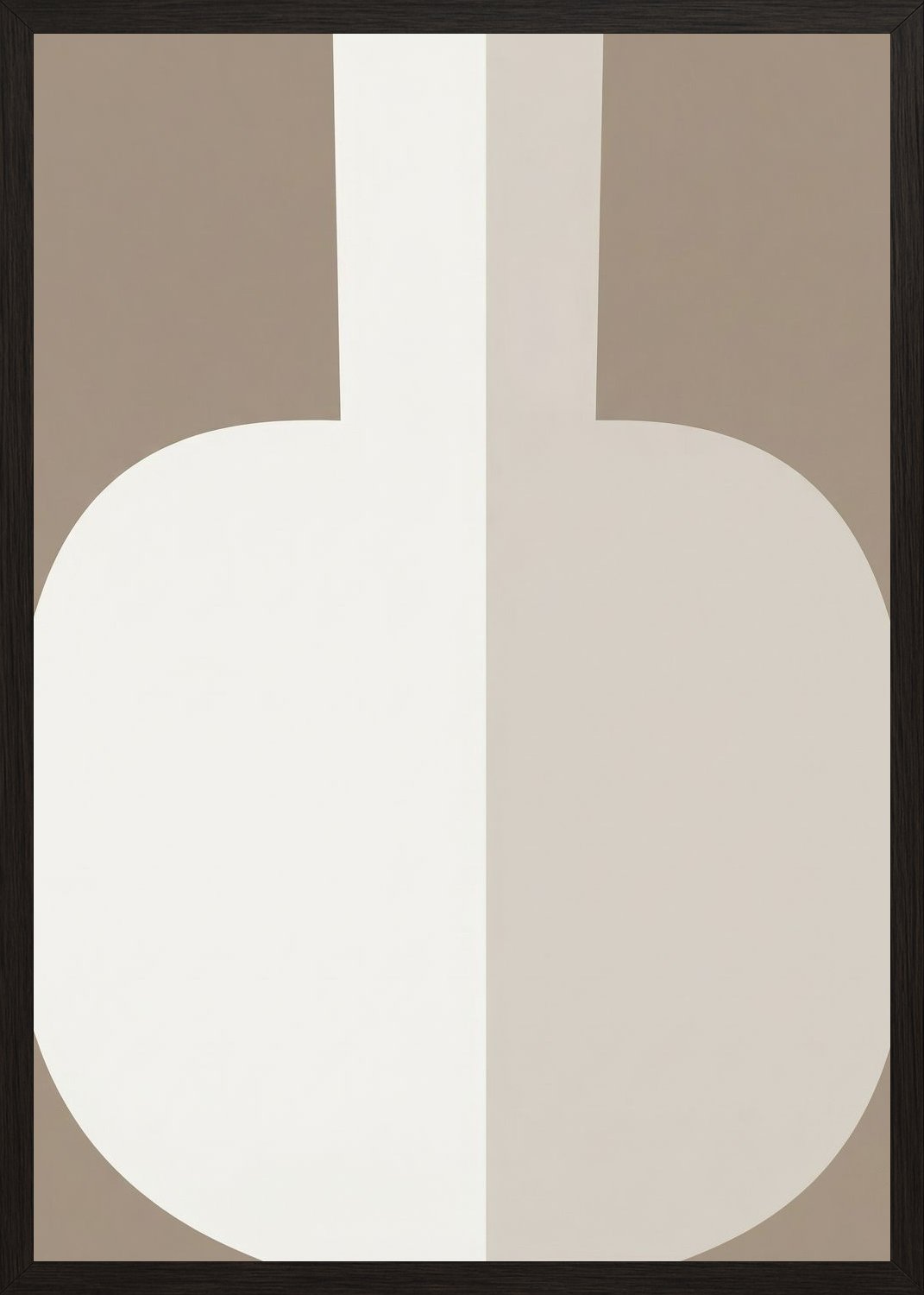 Poster in black frame