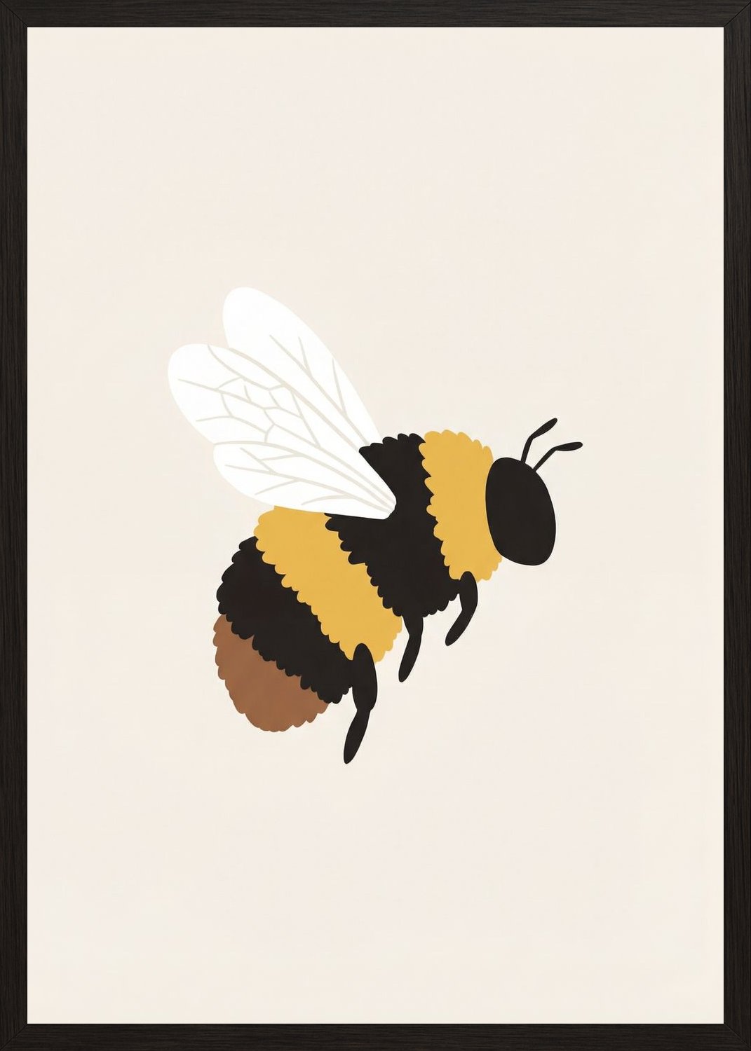 Poster in oak frame