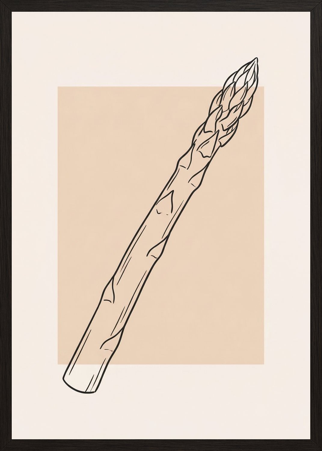 Poster in black frame