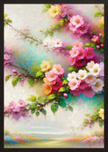 Poster in black frame