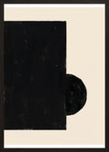 Poster in black frame