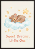 Poster in oak frame