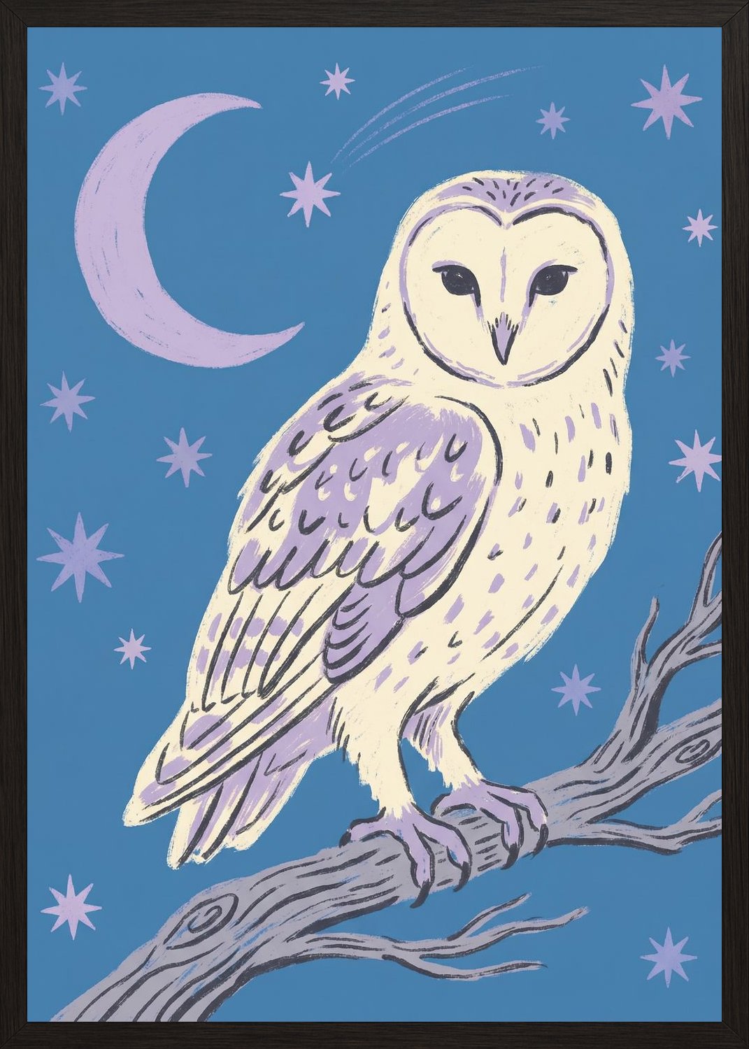 Poster in black frame