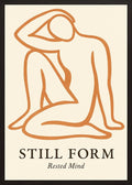 Poster in black frame