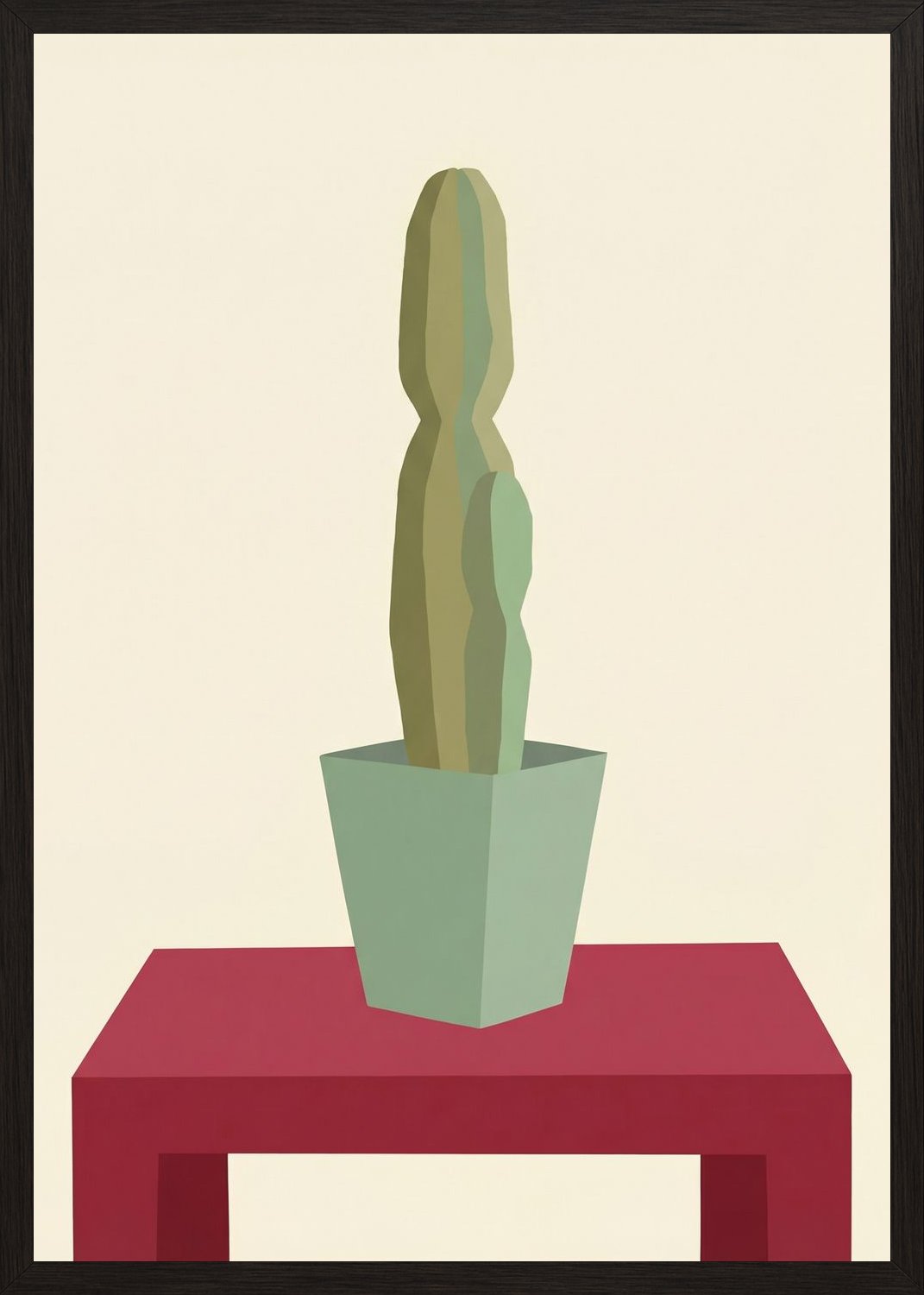 Poster in oak frame