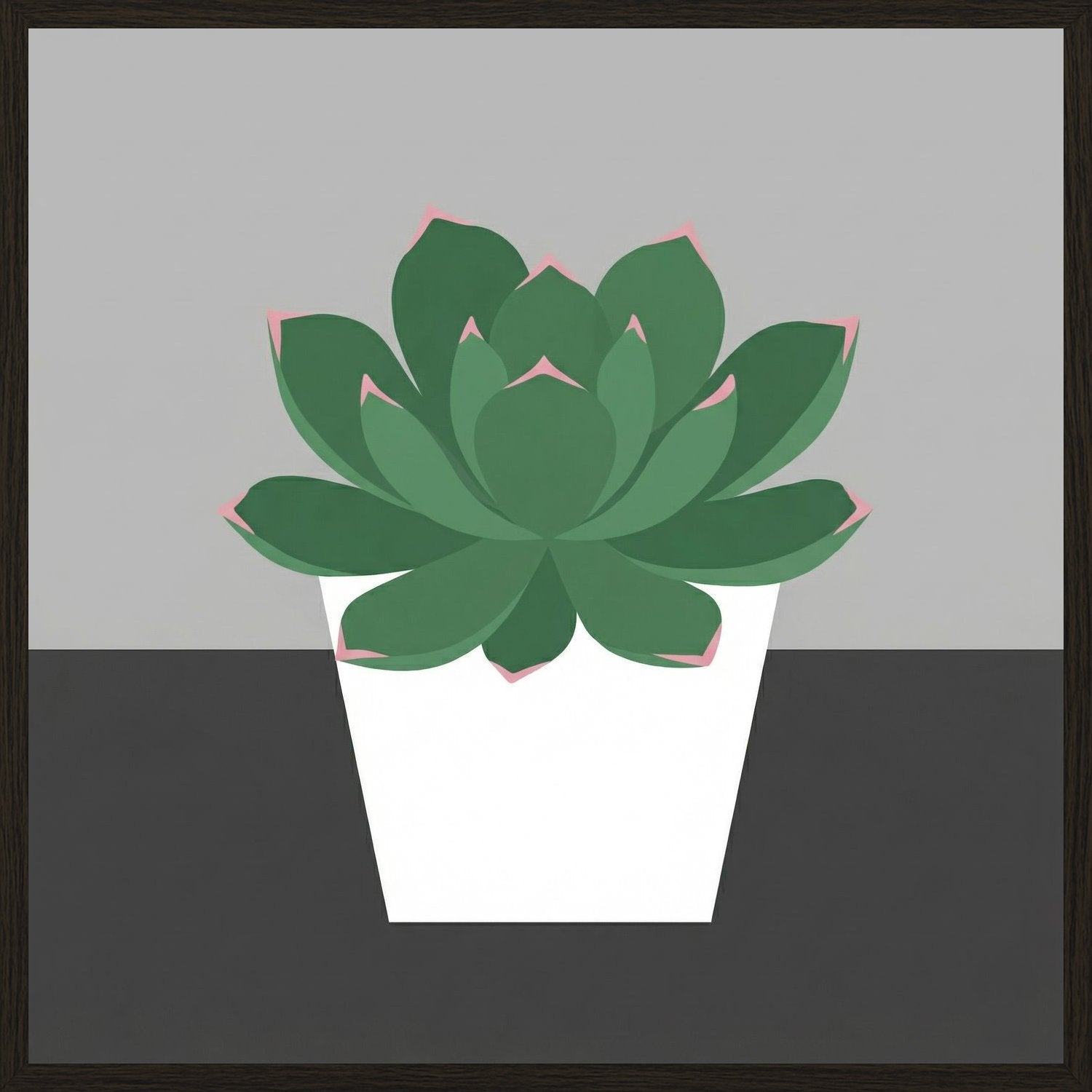 Poster in black frame