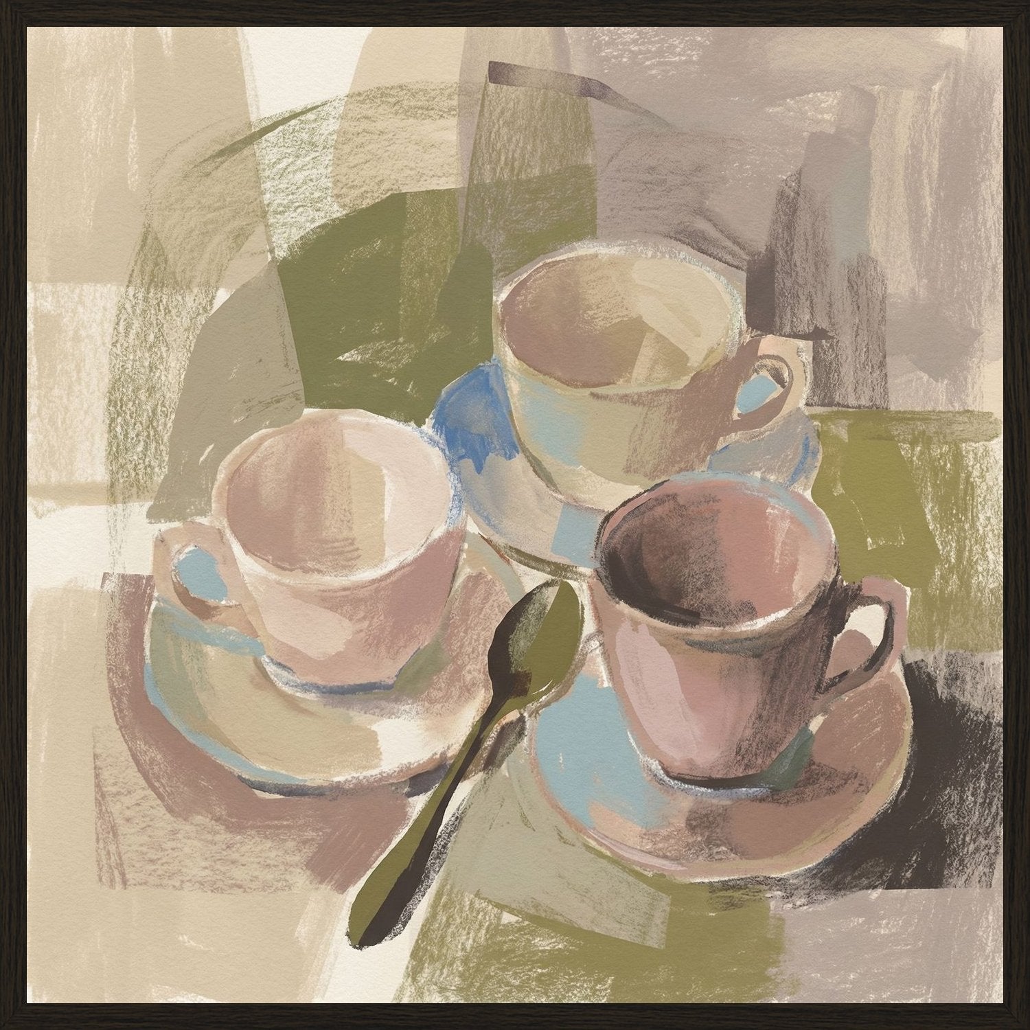 Poster in black frame